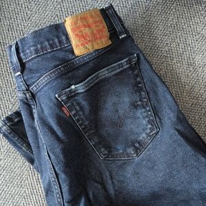 Levi's Dark Indigo Men's Straight Jeans
